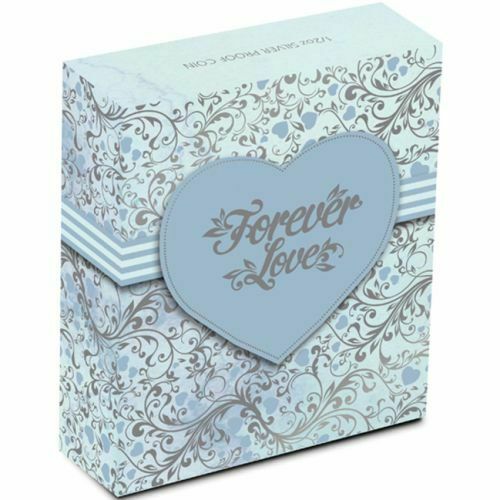 Tuvalu 2012 50c Forever Love Koala 1/2oz Silver Coloured Proof Coin