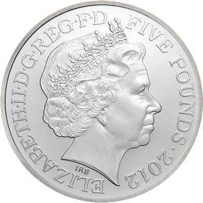 UK 2012 £5 The Official London Olympic Uncirculated Coin