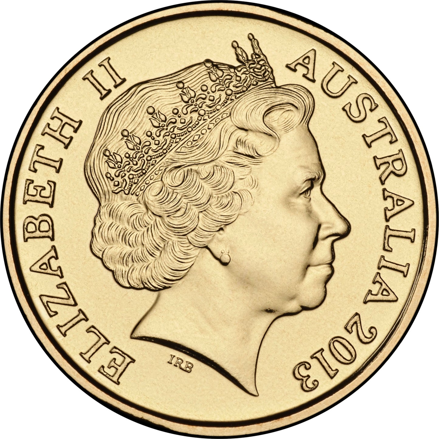 2013 $2 60th Anniversary of The Coronation of Her Majesty Queen Elizabeth II 'C' Mintmark Coloured Uncirculated Coin