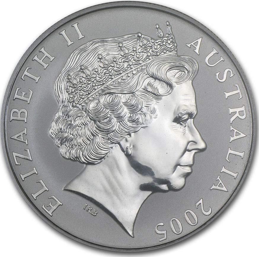 2005 $1 Kangaroo 1oz Silver Uncirculated Coin
