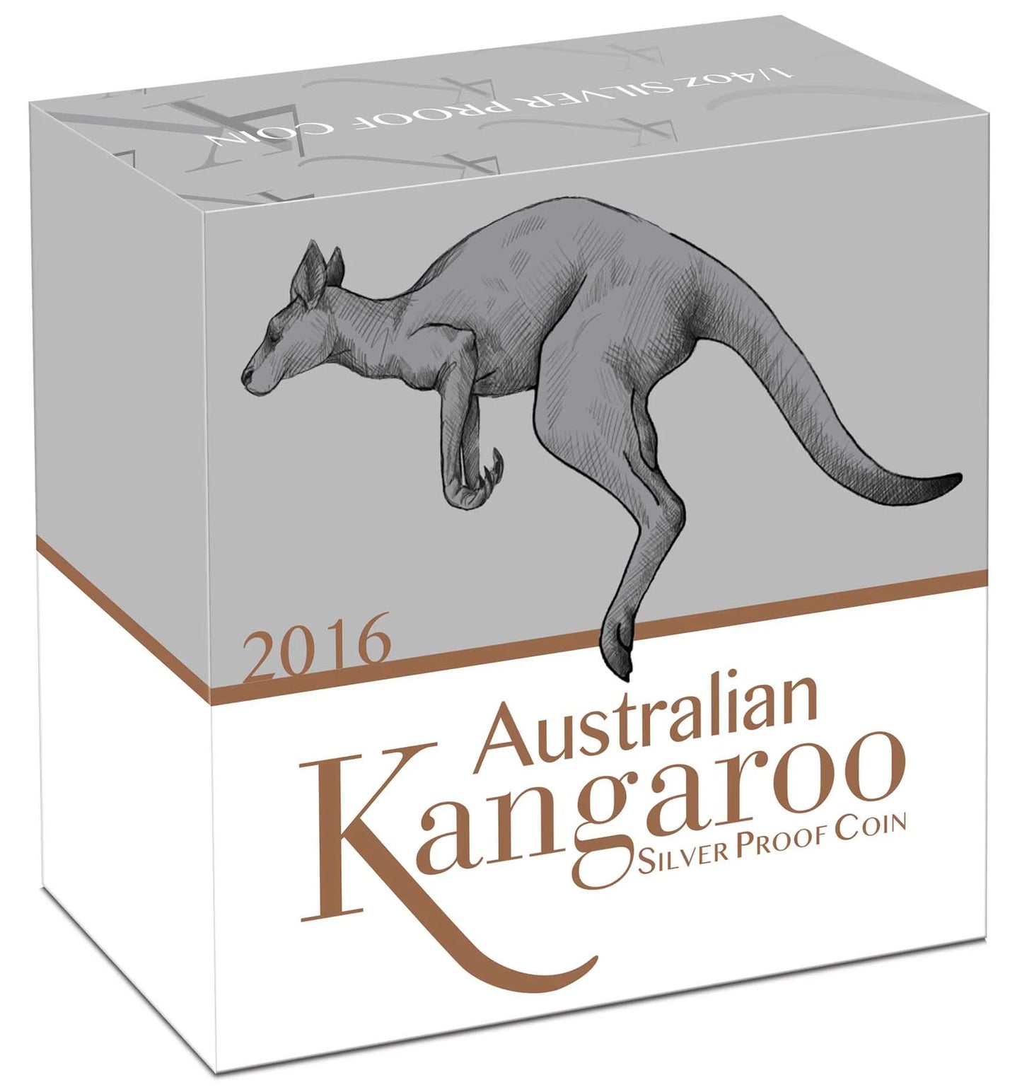 2016 25c Australian Kangaroo 1/4oz Silver Proof Coin