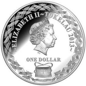 Tokelau 2013 $1 1788 Australia's First Fleet 'Life At Sea' Silver Coloured Proof Coin