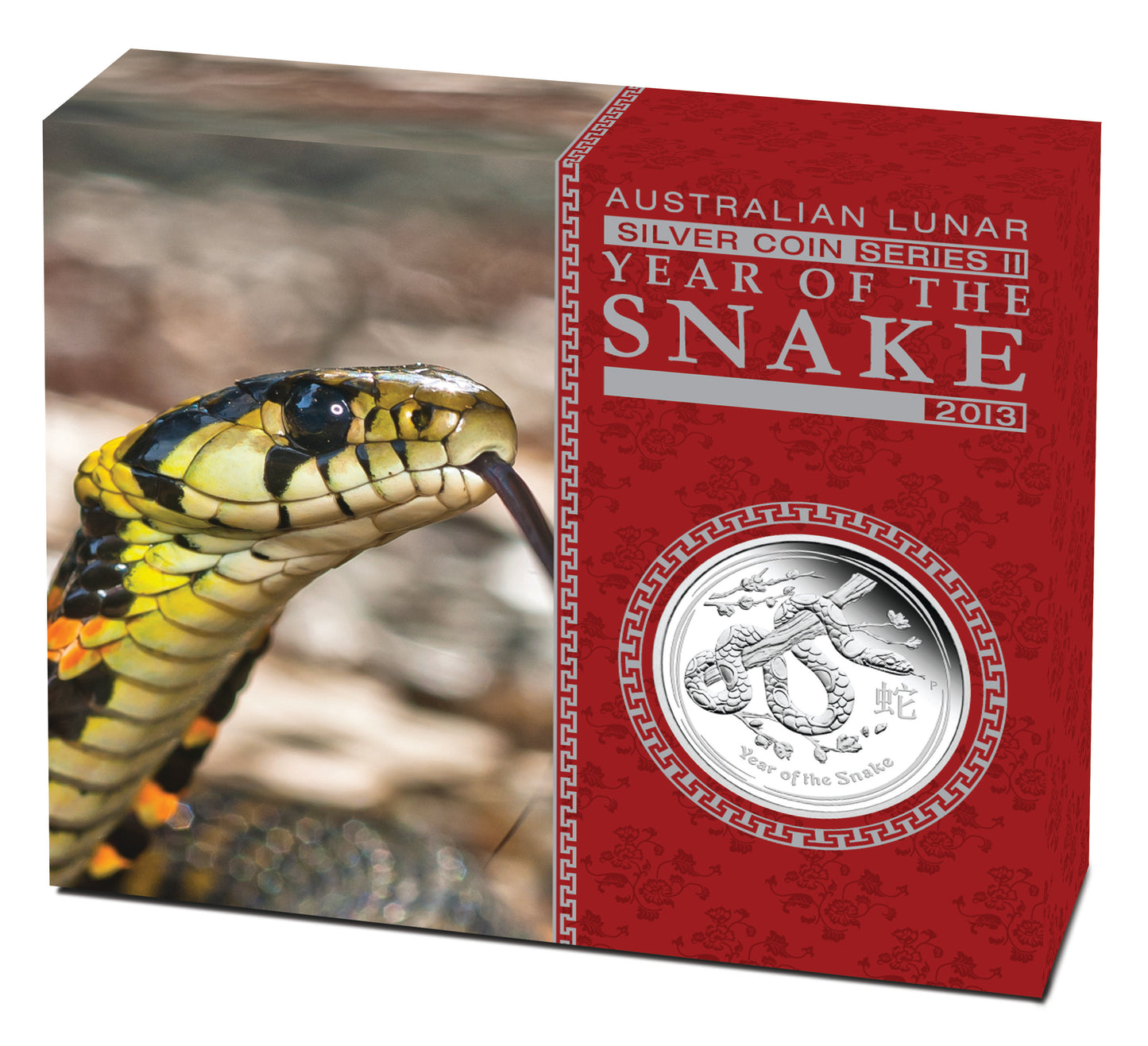 2013 50c Lunar Year of The Snake 1/2oz Silver Proof Coin