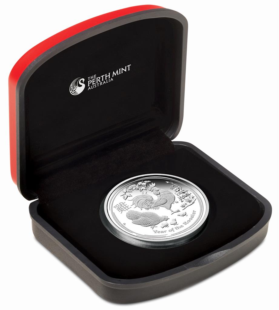 2017 $1 Lunar Year of The Rooster 1oz Silver Proof Coin