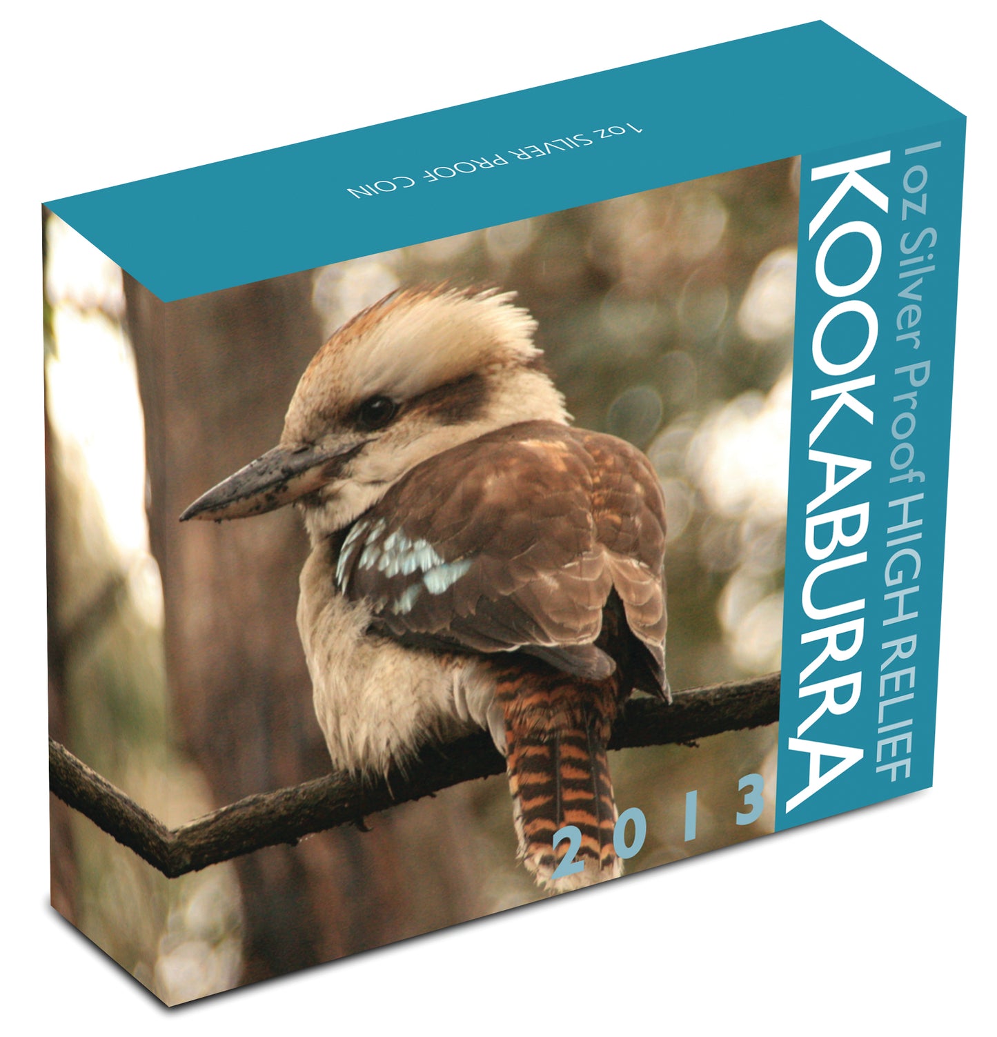 2013 $1 Australian Kookaburra 1oz Silver High Relief Proof Coin