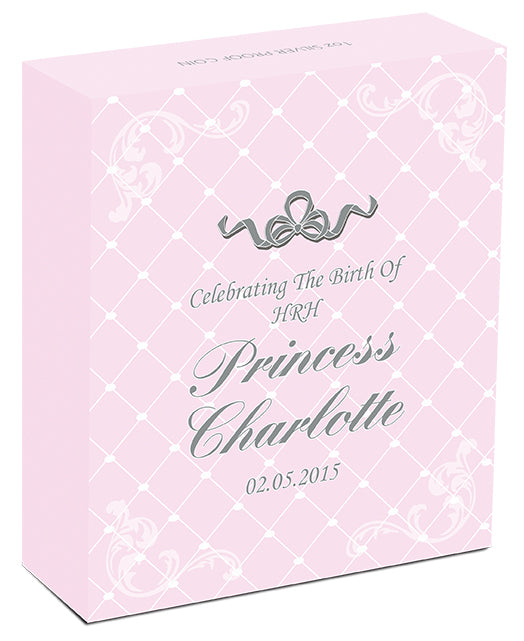 2015 $1 Celebrating The Birth of HRH Princes Charlotte 1oz Silver Proof Coin