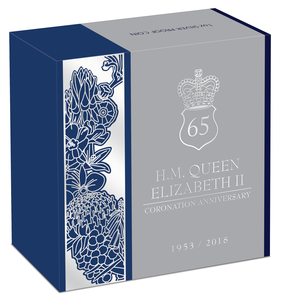 2018 $1 65th Coronation Anniversary of Her Majesty Queen Elizabeth II 1oz Silver Proof Coin
