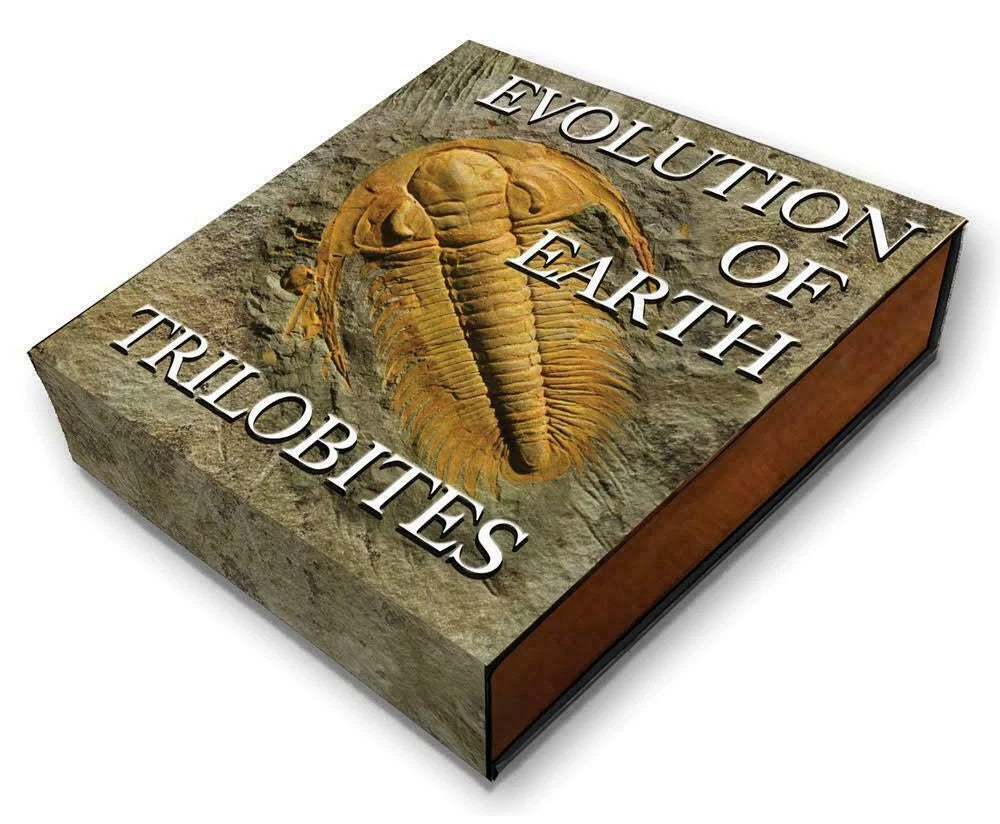 Niue 2016 $2 Evolution of Earth Trilobites Ruthenium and Selectively Gold Plated 2oz Silver Coin