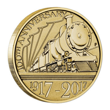 2017 $1 Centenary of Trans-Australian Railway PNC