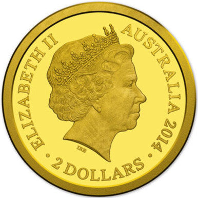 2014 $2 Platypus 0.5g Gold Proof Coin