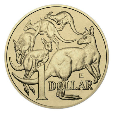 2017 $1 ANDA Perth Mob of Roos 'P' Privy Mark Uncirculated Coin