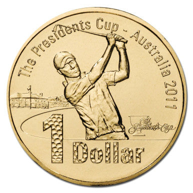 2011 $1 The President's Cup Uncirculated Coin