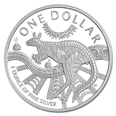 2003 $1 Kangaroo 1oz Silver Uncirculated Coin
