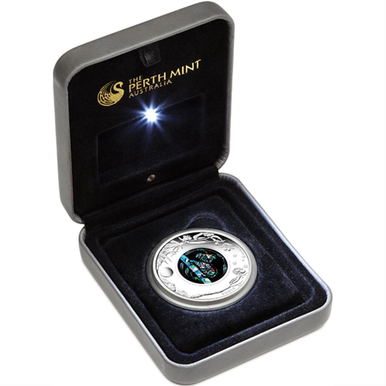 2012 $1 Australian Opal The Koala 1oz Silver Proof Coin
