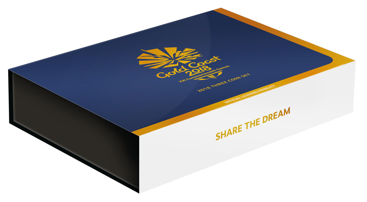 2018 Gold Coast XXI Commonwealth Games 3 Coin Proof Set