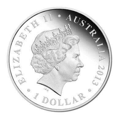 2013 $1 175th Anniversary of The Coronation of Queen Victoria 1oz Silver Coloured Proof Coin