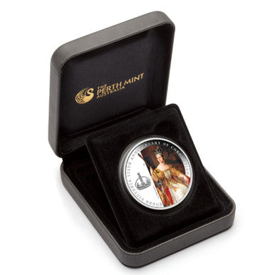 2013 $1 175th Anniversary of The Coronation of Queen Victoria 1oz Silver Coloured Proof Coin