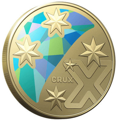 2022 $1 Great Aussie Coin Hunt Crux Coloured Coin UNC