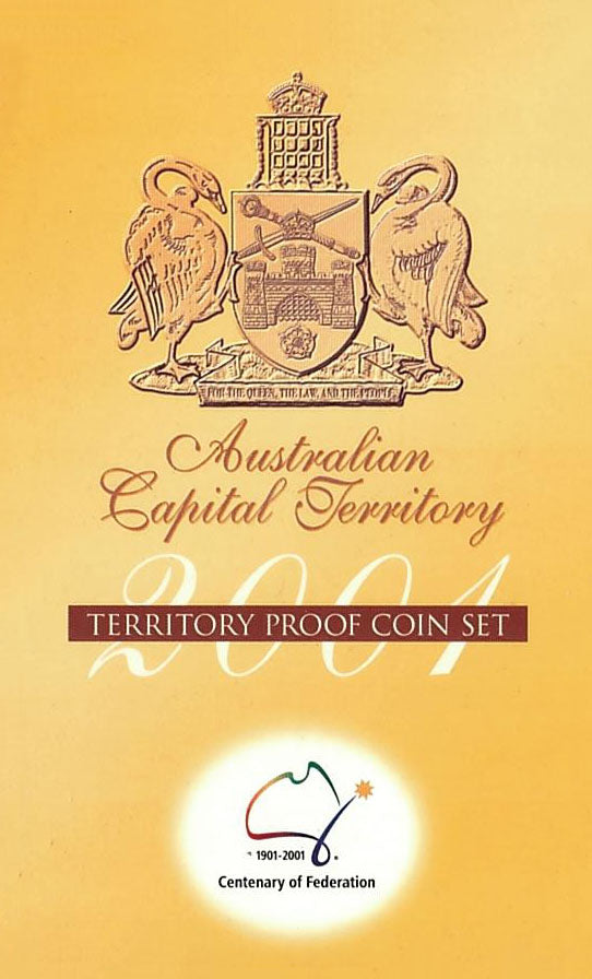 2001 Centenary of Federation Australian Capital Territory 3 Coin Territory Proof Set