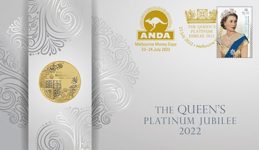 2022 $1 ANDA Melbourne The Queen's Platinum Jubilee PNC