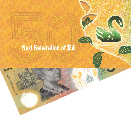 2018 $50 Next Generation of Banknote Folder