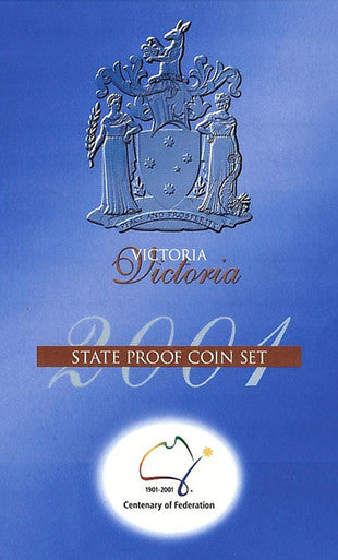 2001 Centenary of Federation Victoria 3 Coin State Proof Set