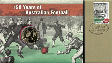 2008 $1 Australian Football 150 Years PNC