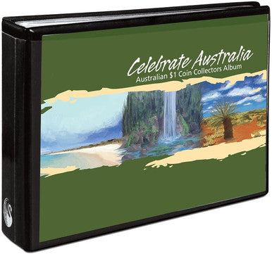 2012 $1 Celebrate Australia World Heritage Site Coloured Uncirculated 5 Coin Set