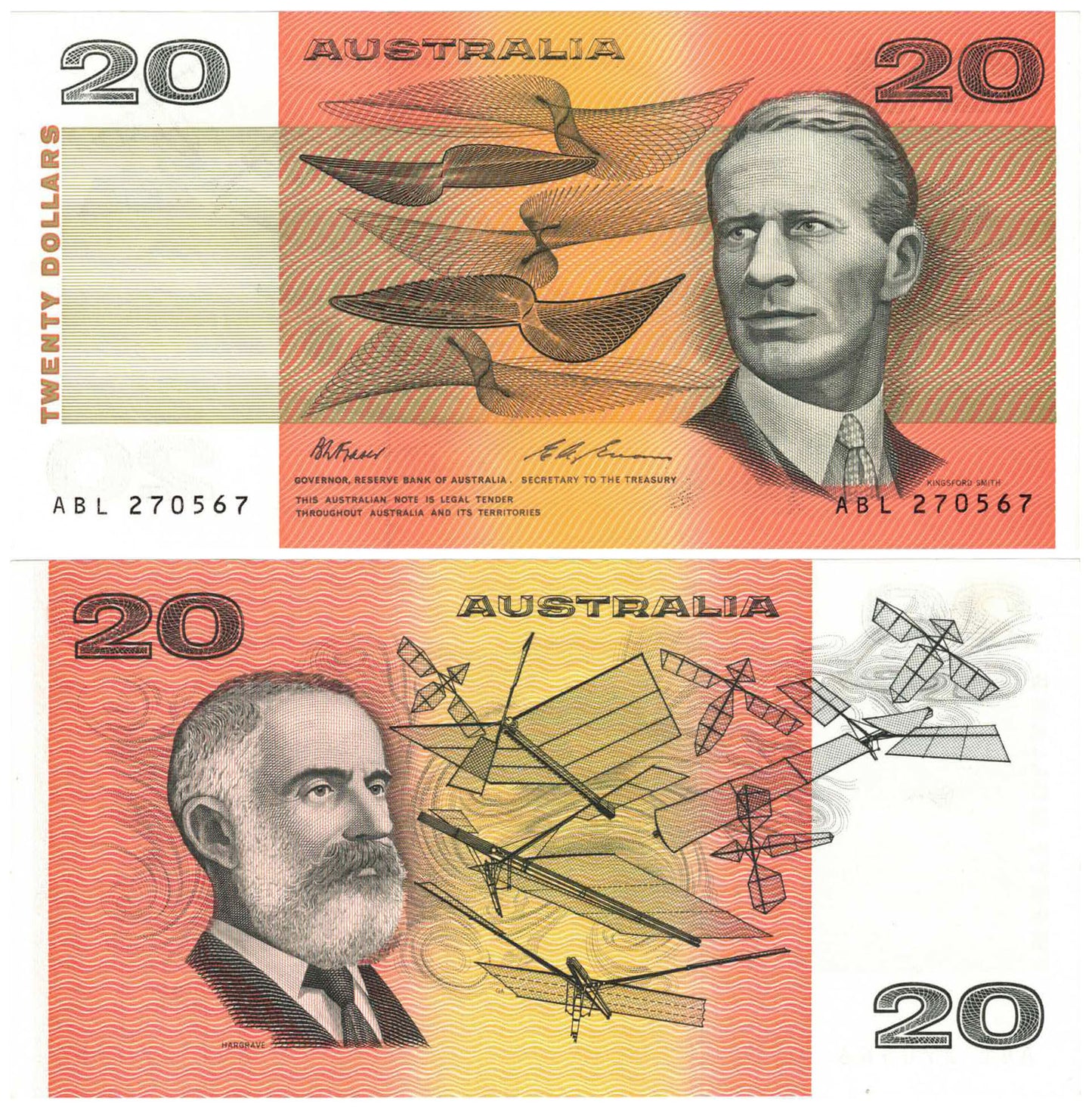 1993 $20 Fraser/Evans R415 Uncirculated Consecutive Trio of Banknotes