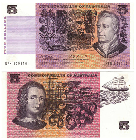 1969 $5 Phillips/Randall R203 Uncirculated Banknote