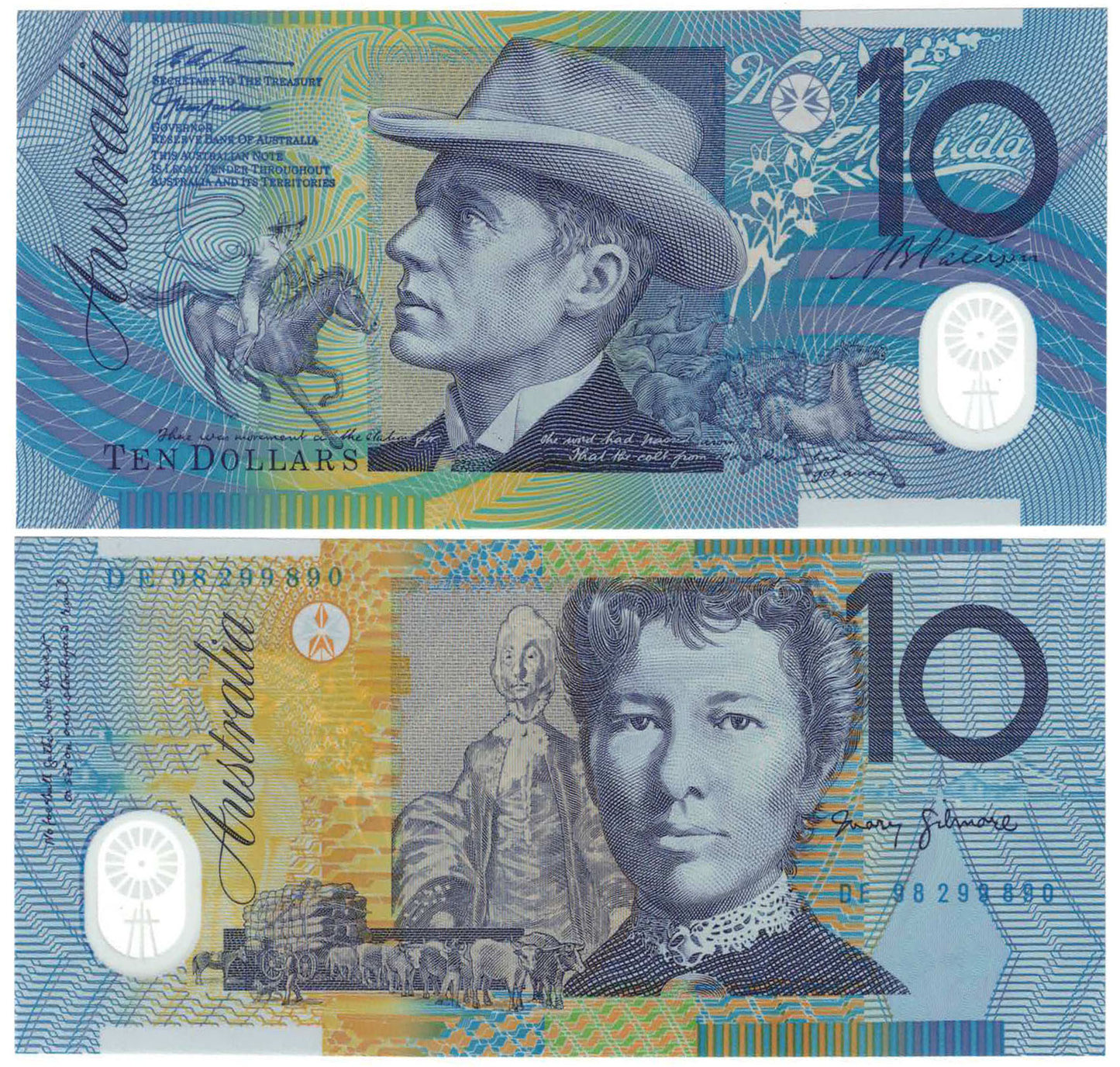 1998 $10 Macfarlane/Evans R318c Uncirculated Banknote