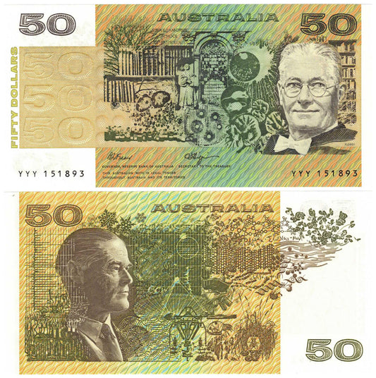 1990 $50 Fraser/Higgins R512 Uncirculated Banknote