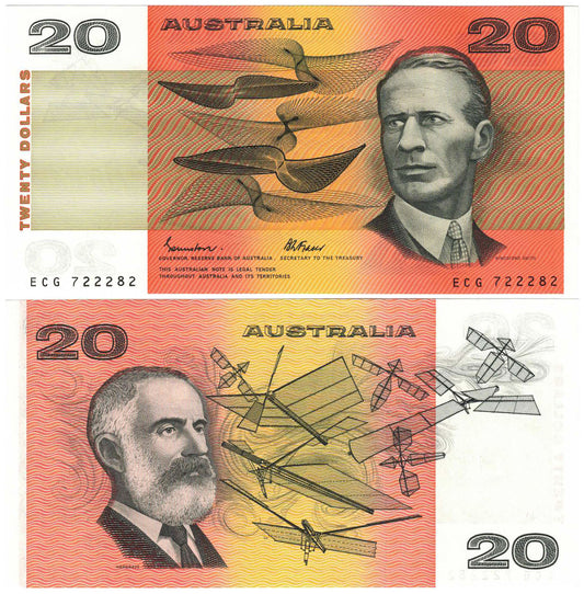 1979 $20 Johnston/Fraser R409a OCRB Serial Uncirculated Banknote