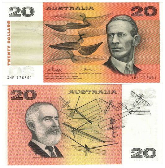 1974 $20 Phillips/Wheeler R405 Australia Uncirculated Banknote