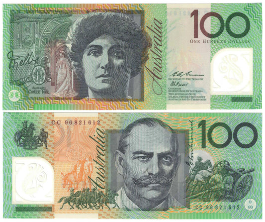 1996 $100 Fraser/Evans R616 Uncirculated Banknote