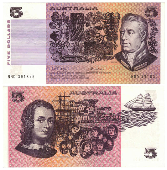 1974 $5 Phillips/Wheeler R205 Uncirculated Banknote