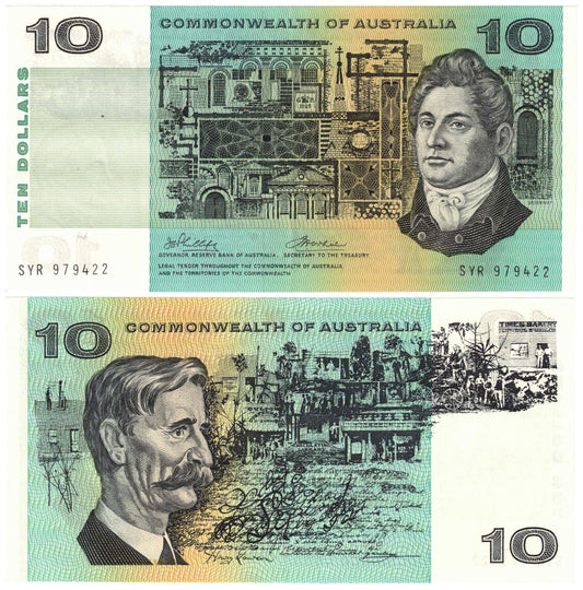 1972 $10 Phillips/Wheeler R304 Commonwealth of Australia About Uncirculated Banknote