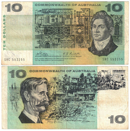 1968 $10 Phillips/Randall R303 Radar Serial Fine Banknote