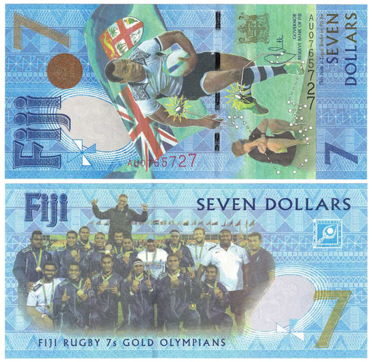 Fiji 2016 Seven Dollars Uncirculated Banknote