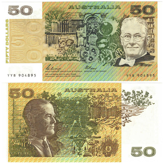 1989 $50 Phillips/Fraser R511 Uncirculated Banknote