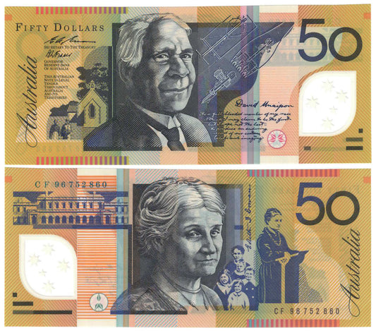 1996 $50 Fraser/Evans R516b Uncirculated Banknote