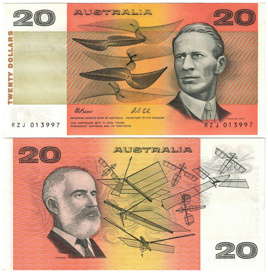 1991 $20 Fraser/Cole R413 Uncirculated Banknote