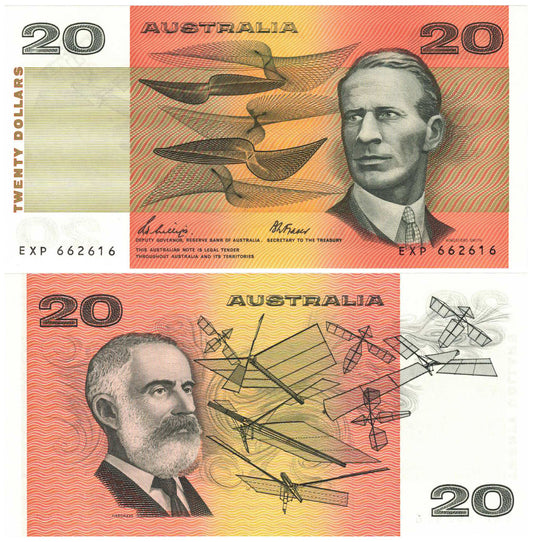 1989 $20 Phillips/Fraser R411 Uncirculated Banknote