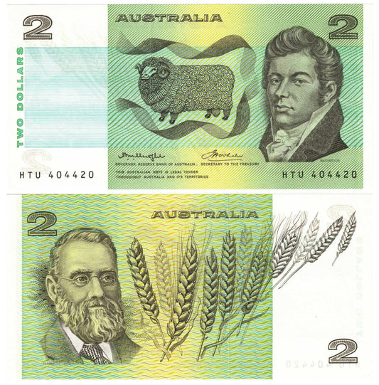 1976 $2 Knight/Wheeler R86c OCRB Side Thread Uncirculated Banknote