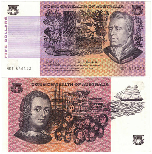 1969 $5 Phillips/Randall R203 Extremely Fine Banknote