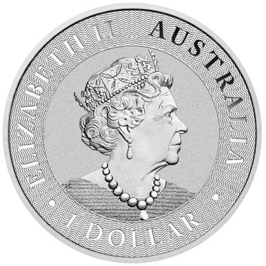 2021 $1 Australian Kangaroo 1oz Silver BU Coin