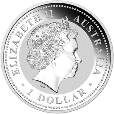 2009 $1 The Australian Kookaburra 1oz Silver BU Coin
