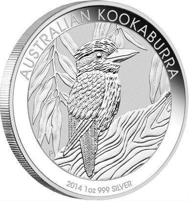 2014 $1 The Australian Kookaburra 1oz Silver BU Coin