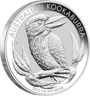 2012 $1 The Australian Kookaburra 1oz Silver BU Coin