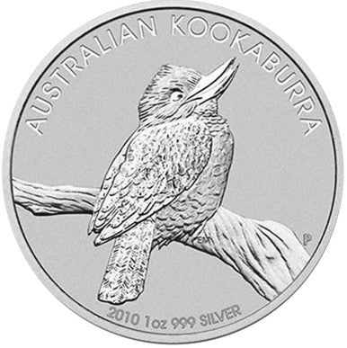 2010 $1 The Australian Kookaburra 1oz Silver BU Coin